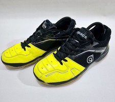 Apacs Cushion Power 082 Badminton Shoes Black/Yellow - UK 6 (Fits UK 5) - Court