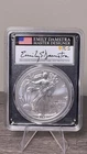 2022 U.S. Mint American Eagle PCGS MS70 1 oz Silver First Day Damstra