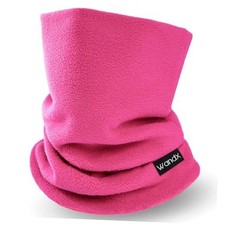 Wandx Kids Neck Warmer Gaiter Double-Layer Fleece Neck Standard 1 Rose Pink