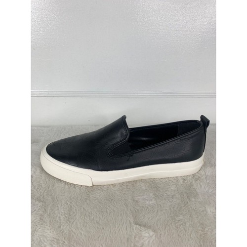 Calvin Klein Valette Damen-Slipper schwarz Leder Größe 8,5 - Bild 4 von 9