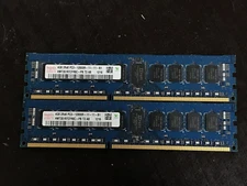 Lot of 2 - 8GB (2x4GB) 2Rx8 PC3-12800R DDR3-1600 SK HYNIX