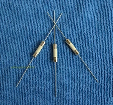 10pcs T5AH250V, T5A250V AXIAL, CERAMIC fuses 5x20mm, 5 Amp 250V, SLOW-blow NEW