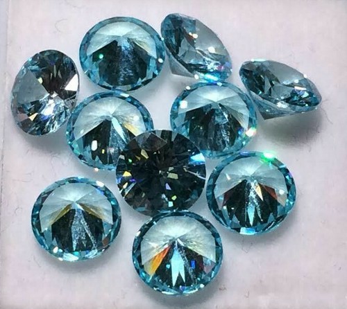 C Z Cubic Zirconia Loose Round & Hearts 16 Colors All Sizes Best Quality AAAAA - Picture 26 of 39