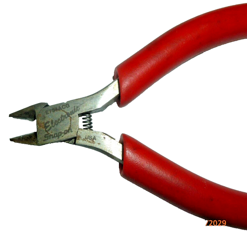 Snap On 4 in Electronic Precision Pliers Cutter Needle Nose Tool E707ACG