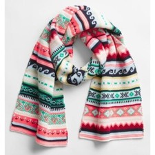 Gap Factory Fair Isle Knit Winter Scarf NWT 35