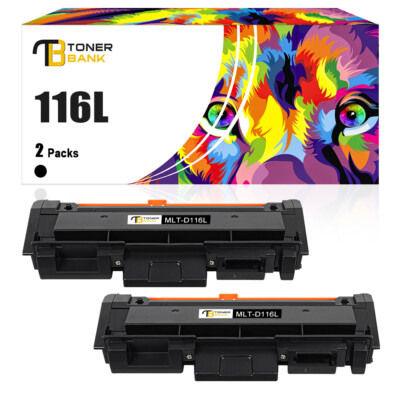 2 XXL Toner kompatibel für Samsung MLTD116L Xpress M2625 M2675FN M2825ND M2835DW