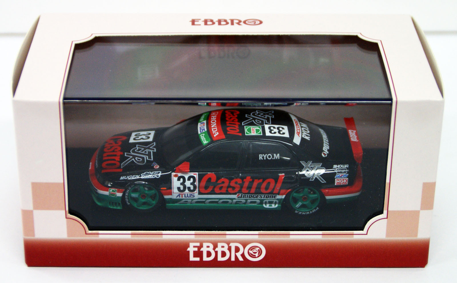Ebbro 45136 Castrol Mugen accord JTCC 1996 No.33 nero 1 43 Escala Ebbro 45136 Castrol Mugen accord JTCC 1996 No.33 nero 1 43 Escala