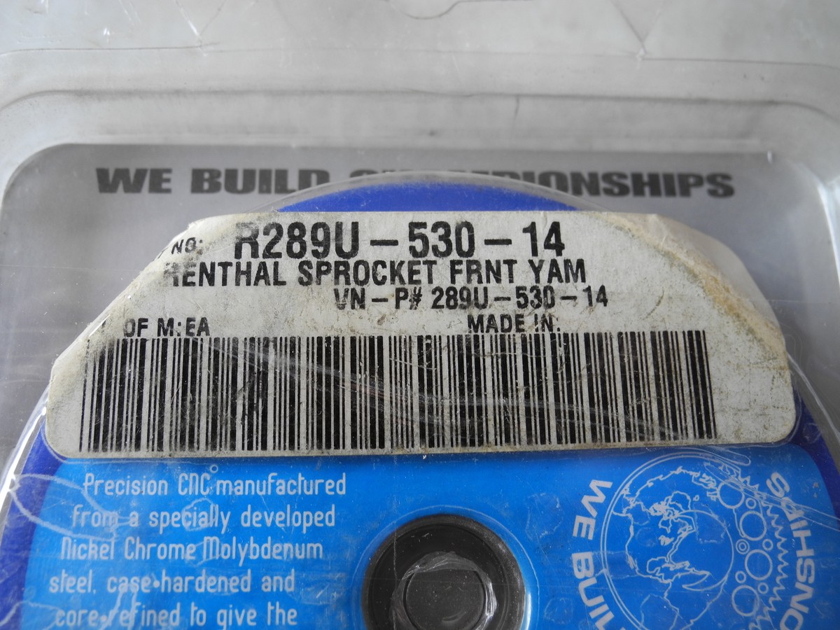 RENTHAL SPROCKET KAWASAKI ZX600 ZX750 FZR600 GS550 R289U-530-14 | eBay