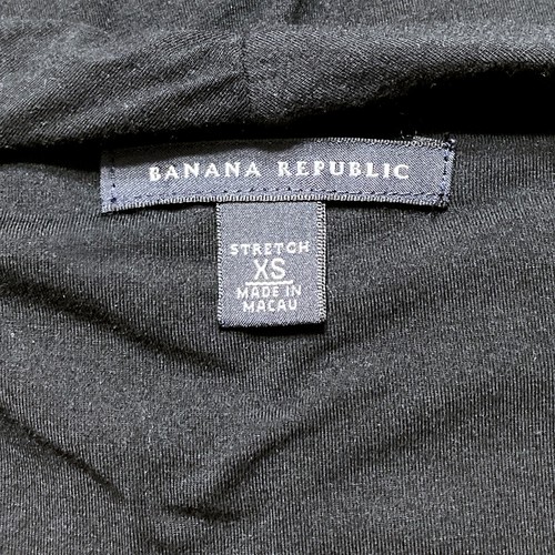Banana Republic Sleeveless Top XS Black Stretch Knit - Picture 6 of 9