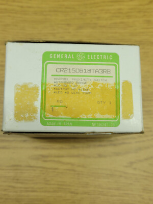 GE CR15DB18TA3RB Barrel Proximity Switch