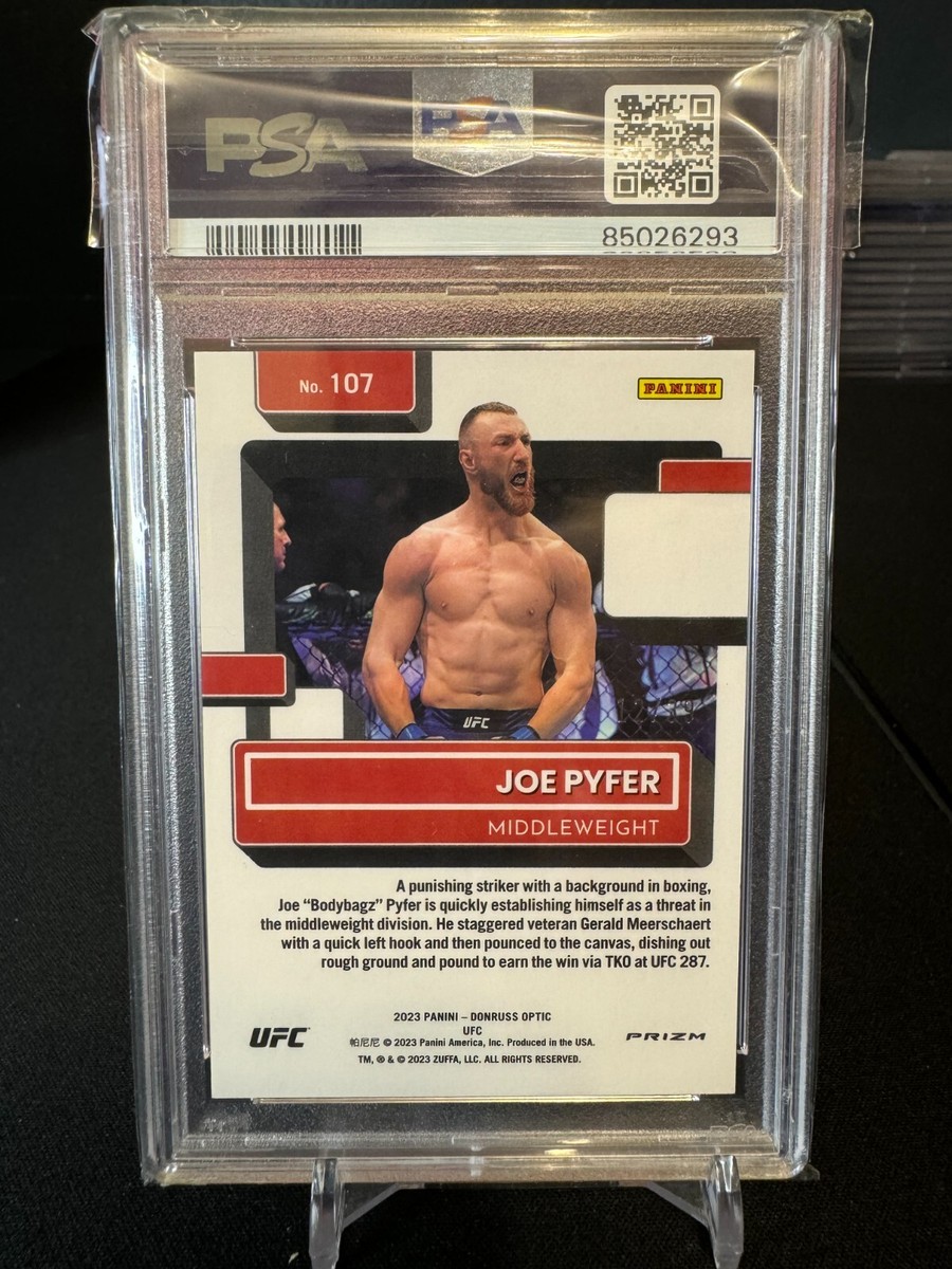 2023 Donruss Optic UFC Joe Pyfer Black Velocity /39 #107 PSA 9 | eBay
