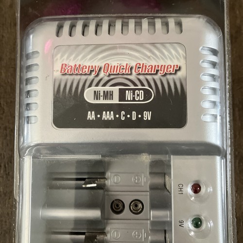 Chicago Electric Battery Quick Charger AA AAA C D 9 Volt 47618 System - Picture 3 of 9