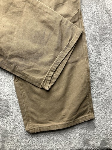 Carhartt Hose Herren 46x30 braun Duck Canvas Carpenter Dungaree B11 CBR Vintage - Bild 9 von 14