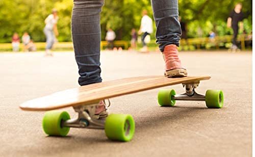 VJ skateshop Longboard Skateboard Combo Package with 70mm Wheels 7inch 180mm ...