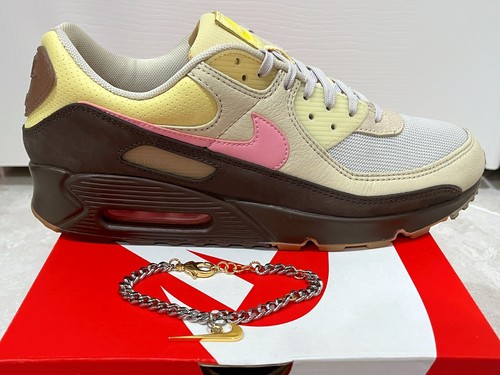 Nike Air Max 90 \u0026#034;Cuban Link\u0026#034; Shoes with Nike Bracelet - Size 10.5M  / 12W | eBay