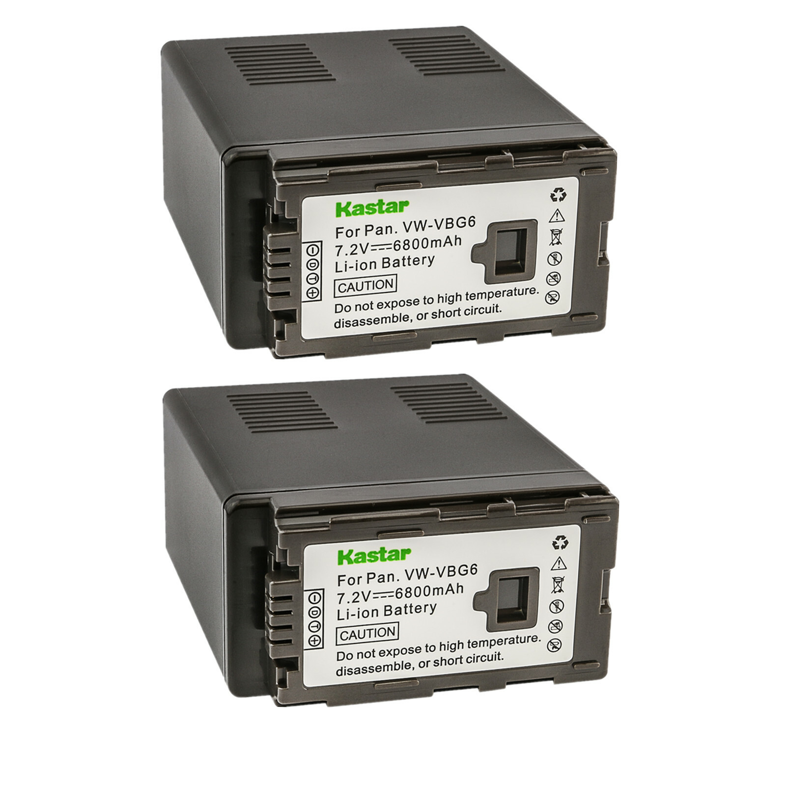Kastar Replacement Battery Pack for Panasonic VW-VBG6 & AG-H