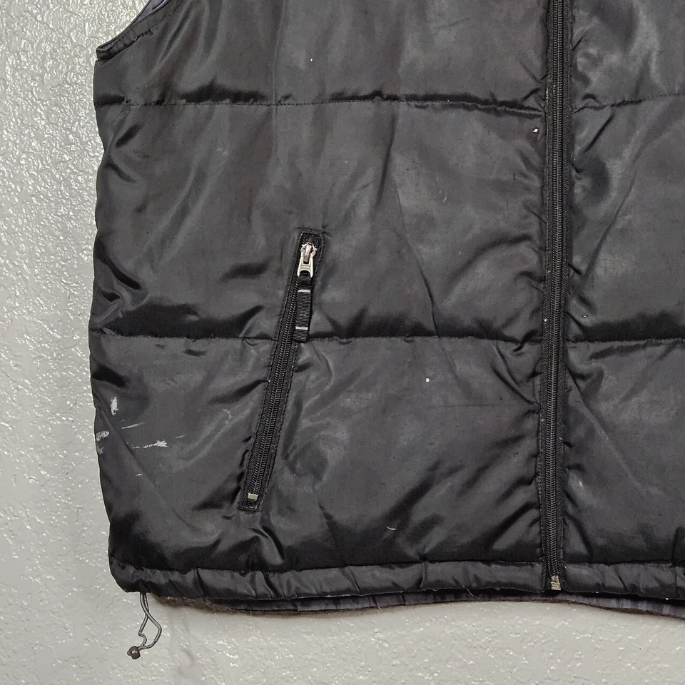 Chaleco de plumón Shaver Lake talla XL para hombre 55 % plumón 45 % plumas poliéster negro Foto 3 de 4