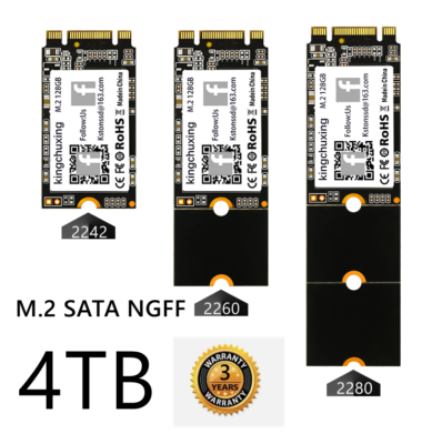 Kingchuxing 4TB 2TB M.2 NGFF SSD 2280 2242 SATA Solid State Drive