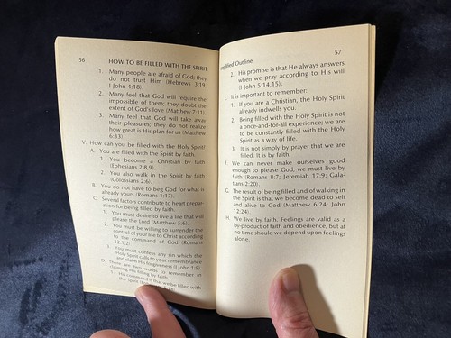 HOW TO BE FILLED WITH THE SPIRIT Bill Bright 1971 Campus Crusade for Christ - Picture 9 of 10