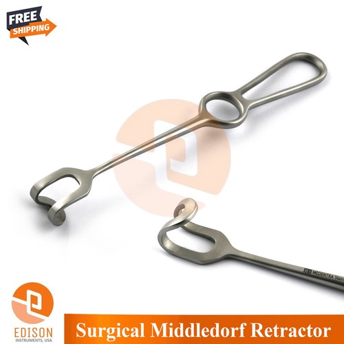 3Pcs Surgical Retractors Veterinary Middledorf Langenback Soft Tissue Retraction - Picture 5 of 8