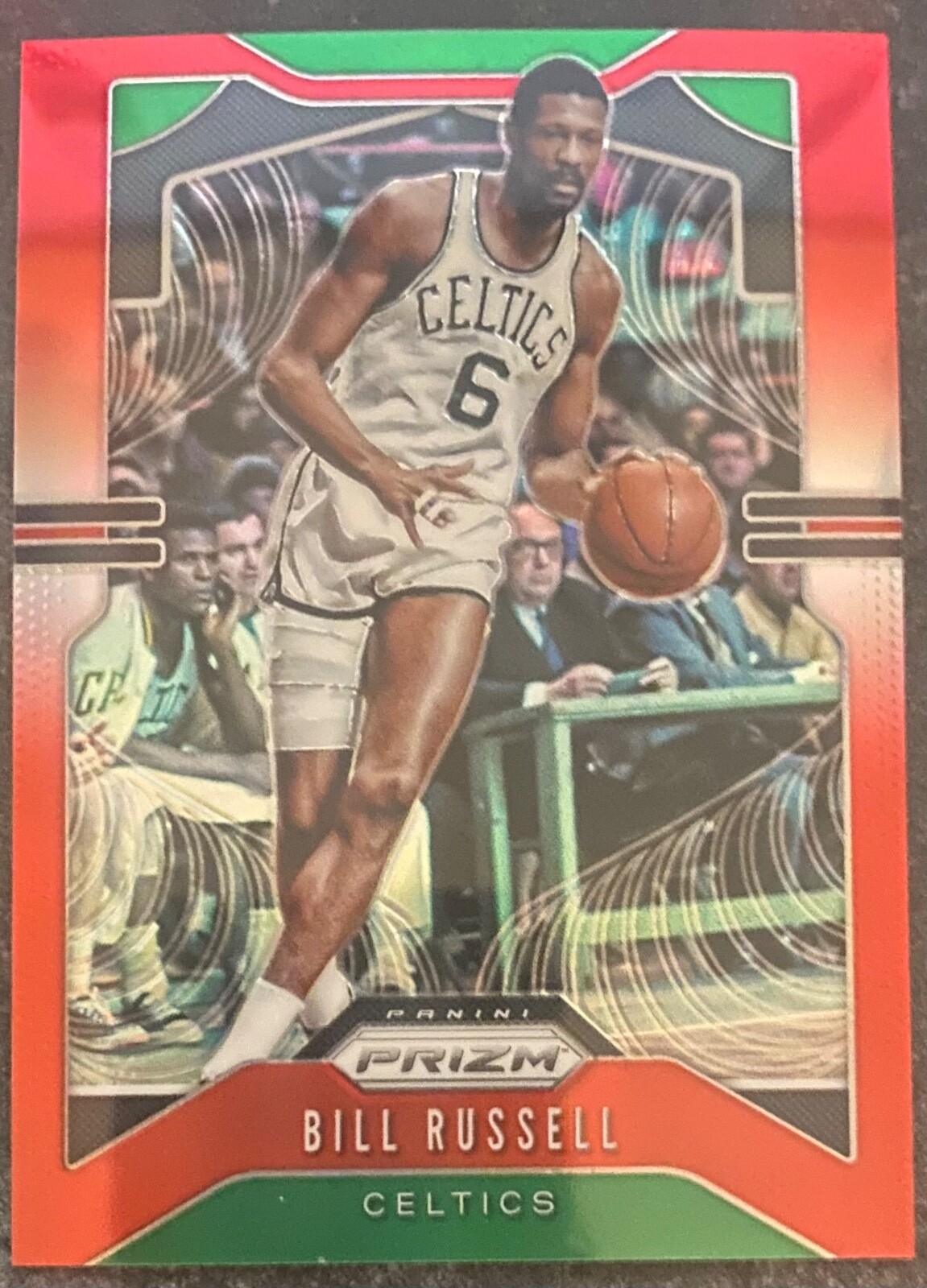 2021-22 Panini Prizm Red #21 BILL RUSSELL #d /299 SWEET!!