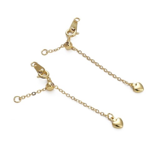 Adjustable Lobster Clasp Extension Chain for Jewelry Making Sturdy Brass - Picture 5 of 20