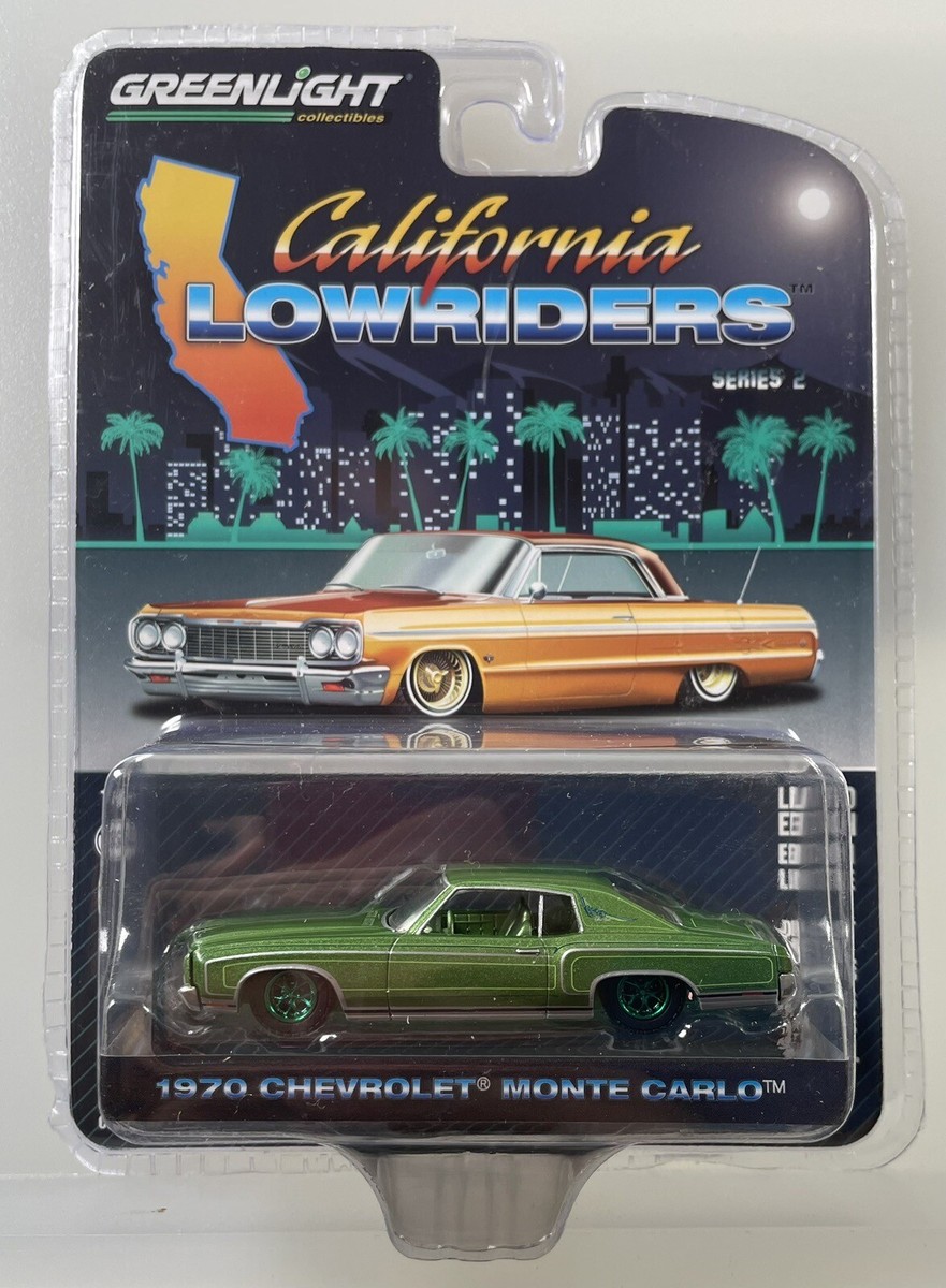 greenlight Monte Carlo LowRider チェイス Greenlight CHASE California Lowriders Green 1970 Chevrolet Monte