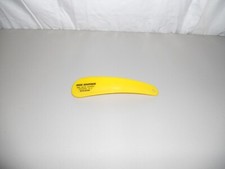 Vintage Yellow Plastic Shoe Boutique Advertising Shoe Horn -6"
