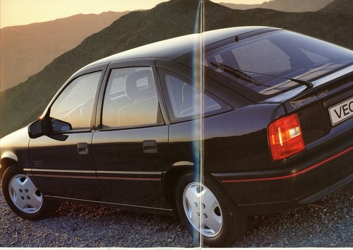Original Automobil Prospekt OPEL VECTRA GT GL + Technische Daten 1989 (A410 - Picture 3 of 5