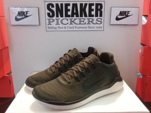 Nike Free RN 2018 - 942836 300 - Cargo Khaki / Black - Sequoia - Size: 12 - NEW - Bild 8 von 12