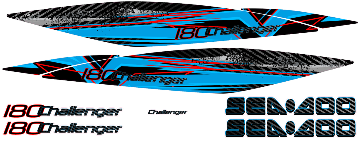 CHALLENGER 180 sticker SEADOO full kit graphic replacement 2005