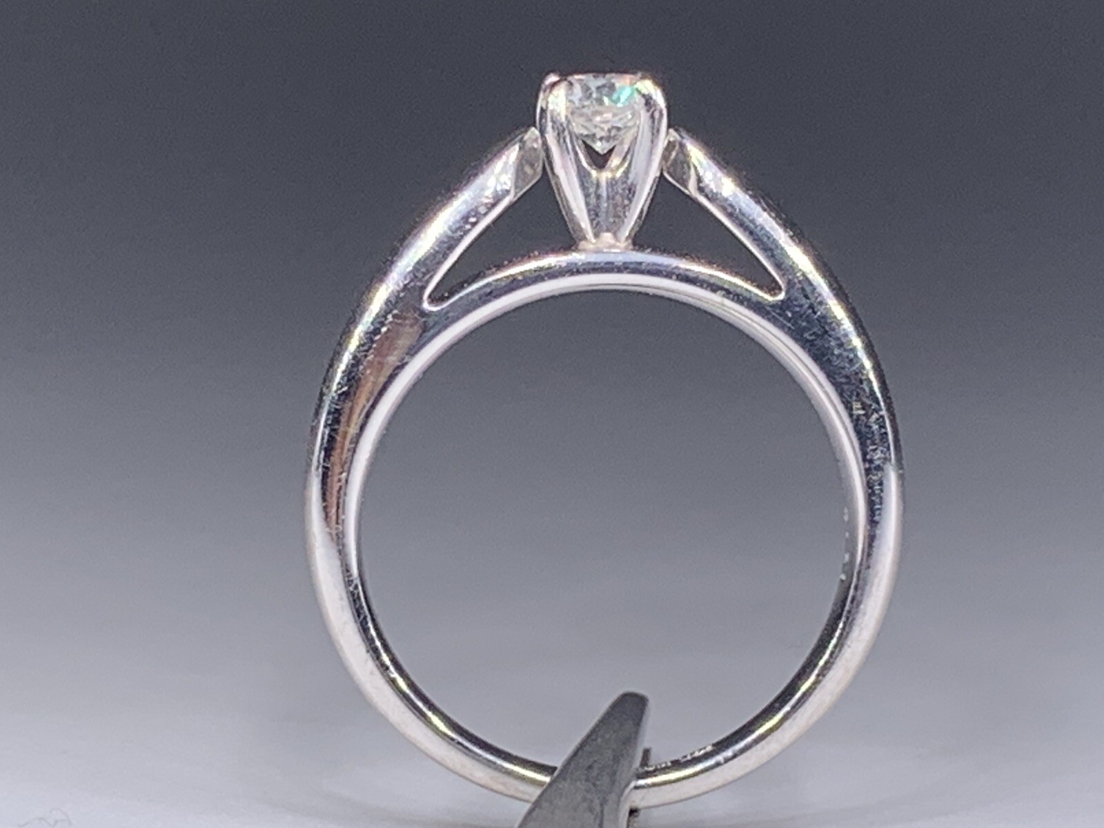 Magic Glo Solitaire Round Diamond Engagement Ring… - image 4