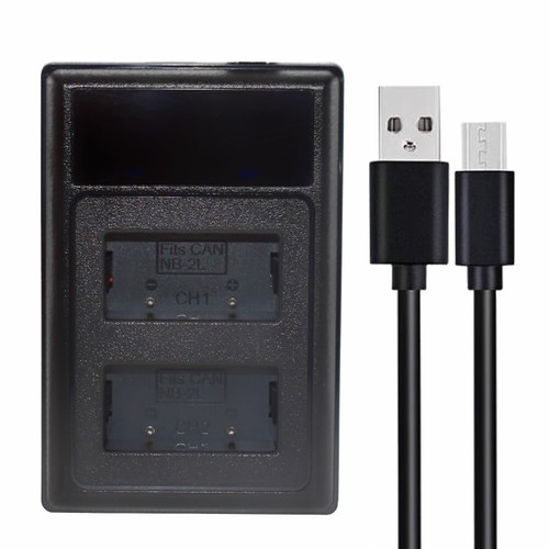 2X Replacement Battery+charger for Canon NB-2L CB-2LW Canon iVIS DC301 iVIS DC31 - 第 8/12 張圖片