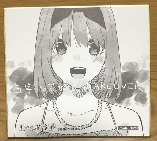 Gotoubun no hanayome ten makeover yotsuba shikishi Quintessential Quintuplets - Picture 1 of 3