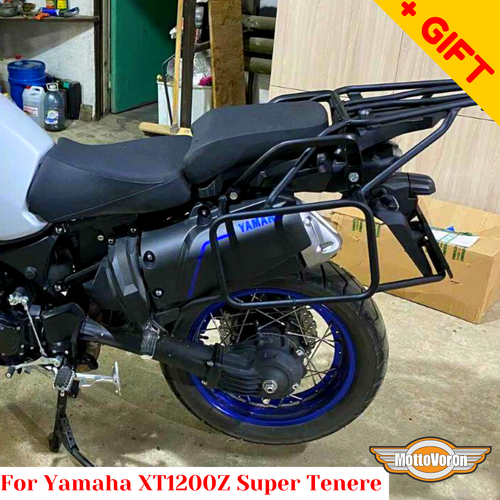 For Yamaha XT1200Z Super Tenere rack luggage system XT 1200 Z side carrier,Bonus - Picture 7 of 12