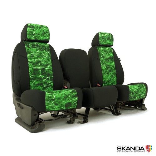 Custom-Fit Mossy Oak Elements Seat Covers w/Black Sides Fishing Camouflage Camo - Bild 16 von 51