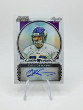 2006 Bowman Sterling Refractor #BS-CG Chad Greenway AUTO RC /199