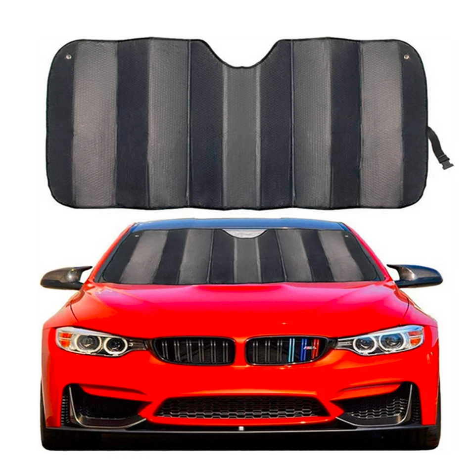 Protector solar parabrisas de coche protección espesa papel de aluminio plegable de 5 capas Foto 3 de 4