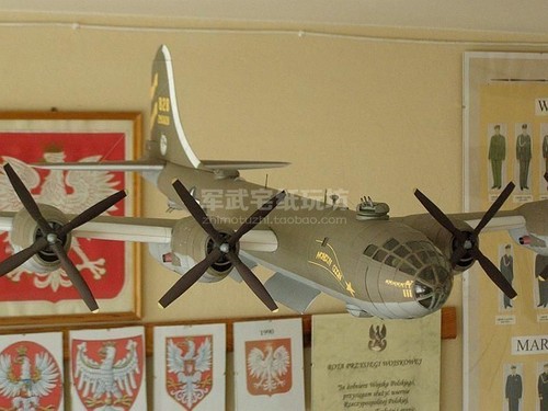 USA B29 Fliegende Festung Bomber Flugzeug Papier Modell Do It Yourself Zum Self - Bild 3 von 12