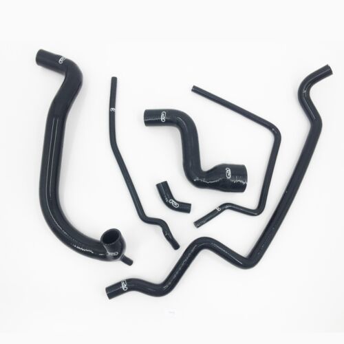 Fit Porsche 944 Silicone Radiator Coolant Hoses Without Bleeder In Upper Pipe - Picture 2 of 12