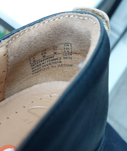 Clarks Size UK 4 D Black Leather Comfort Flats Grip Mary Jane Un Briarcrest - Picture 5 of 7