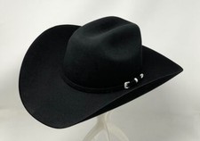 STETSON LARIAT 5X BLACK FUR FELT COWBOY HAT