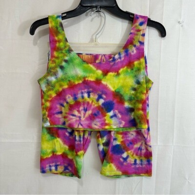 Absolutely Love It Juniors 2-Piece Tie Dye Tank & Short Set XL