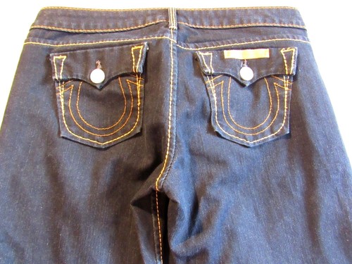 JEANS ACAMPANADOS MUJER TRUE RELIGION AZUL, TALLA 30 - Imagen 5 de 6