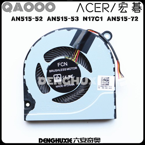 FCN FJCL ACER Nitro AN515-52 AN515-53-52FA N17C1 A715-72 A717-72 CPU COOLING FAN - Picture 2 of 5