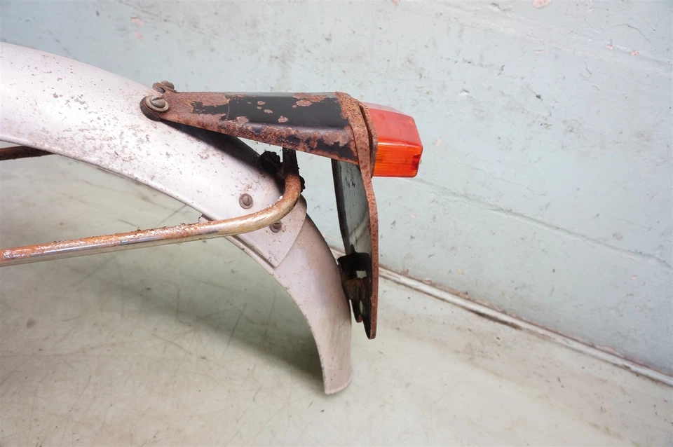 BSA Gold Star Clipper 500 BB34 1956 Cb34 GoldStar único *2634 guardabarros trasero Wow Foto 3 de 4