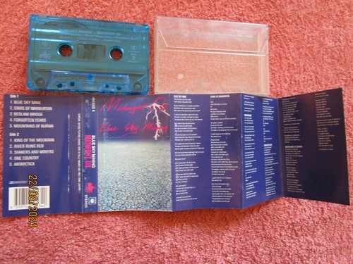 Midnight Oil Blue Sky Mining CBS 465653 4 Tape BLUE Cassette Album - Picture 3 of 4