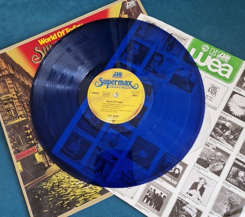 Supermax - World Of Today (Atlantic - ATL 50 423 / Translucent Blue) - Bild 4 von 5