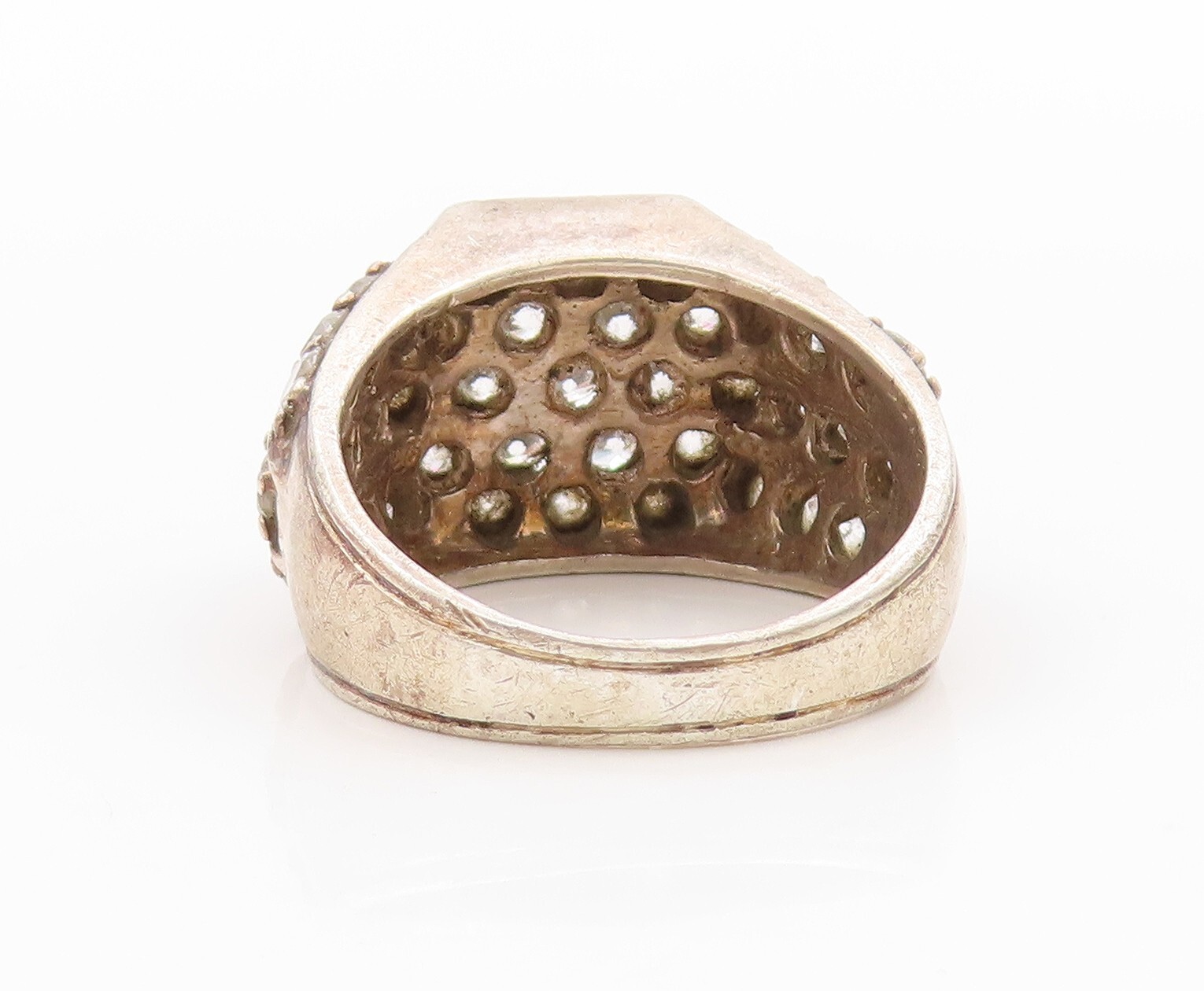 925 Sterling Silver Vintage Ring Solid Designer C… - image 5