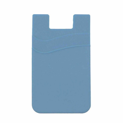 Silicone Mobile Phone Back Double Layers Card Holder Wallet 3M Stick On Adhesive - Picture 21 of 34